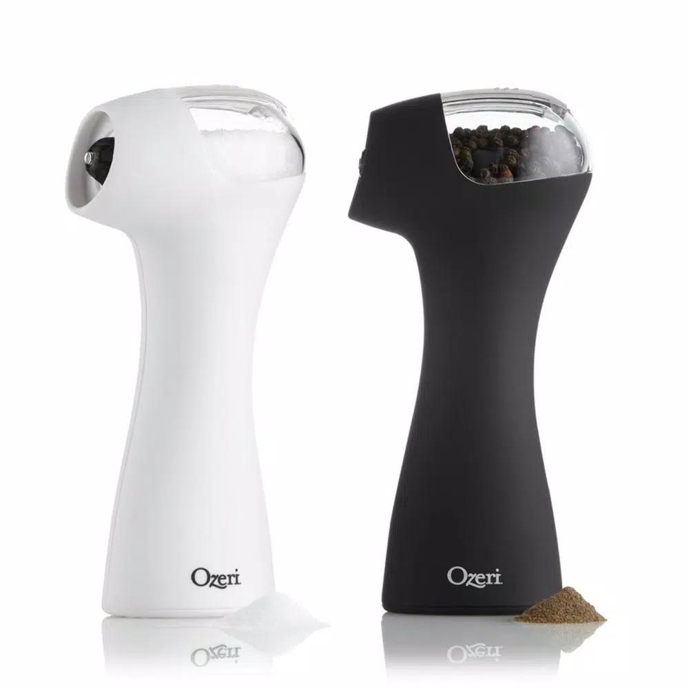 Ozeri Graviti Pro II Electric Salt and Pepper Grinder Set, BPA-Free Ceramic Mills