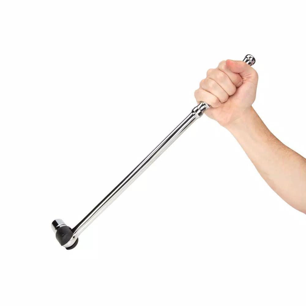 TEKTON 1/2 in. Drive x 18 in. Breaker Bar with 230° Pivoting Head