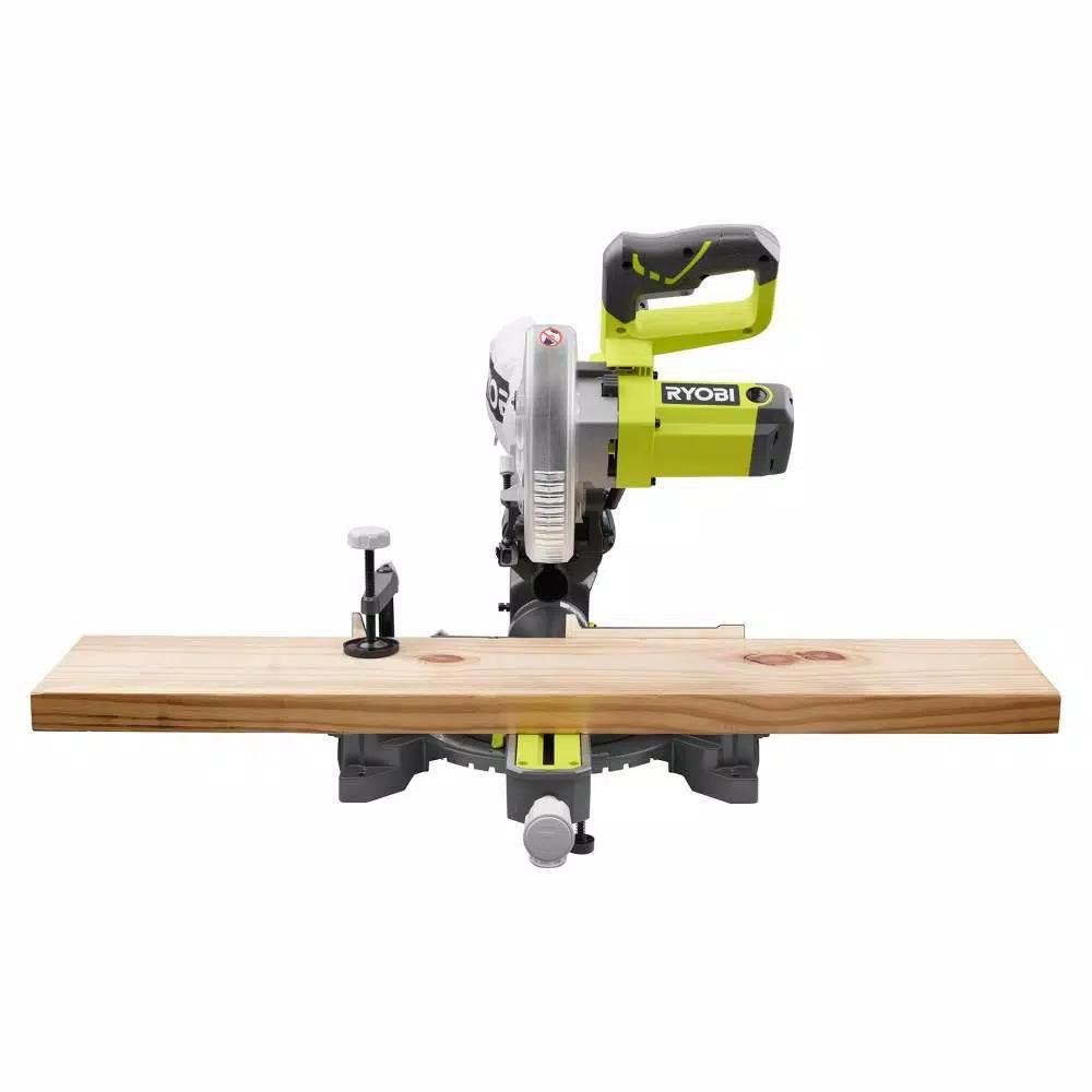 RYOBI 7-1/4 in. Sliding Compound Miter Saw with Stand, 10 Amp, 5350 RPM Kit