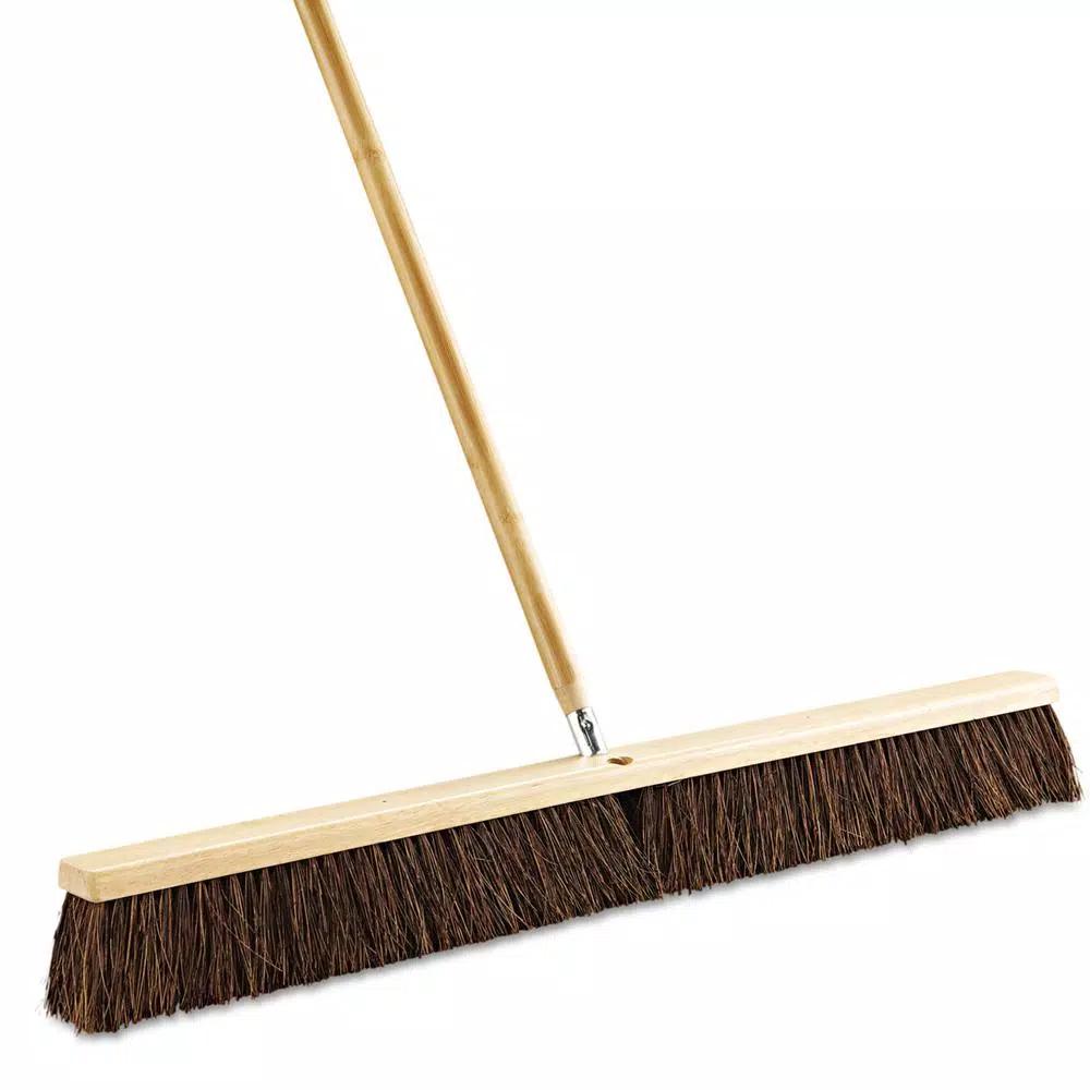 Boardwalk 36 in. Palmyra Bristle Floor Brush Head with Hardwood Block