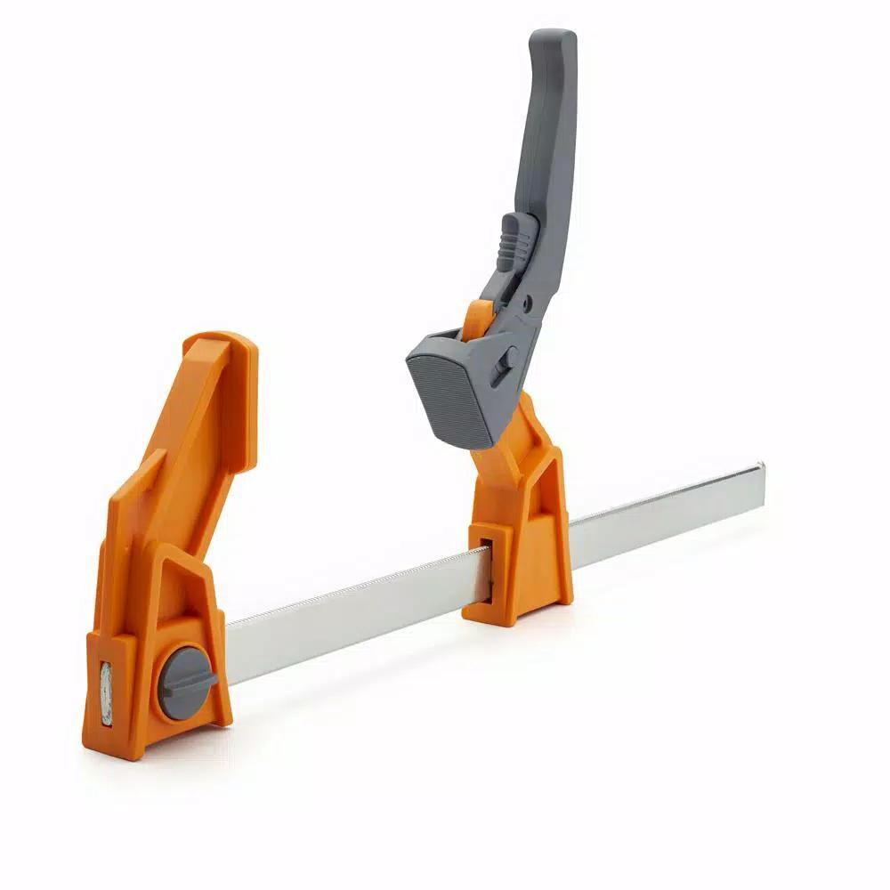 BORA Steel Lever Clamp Set, 6-Piece (6 in., 12 in., 24 in.)