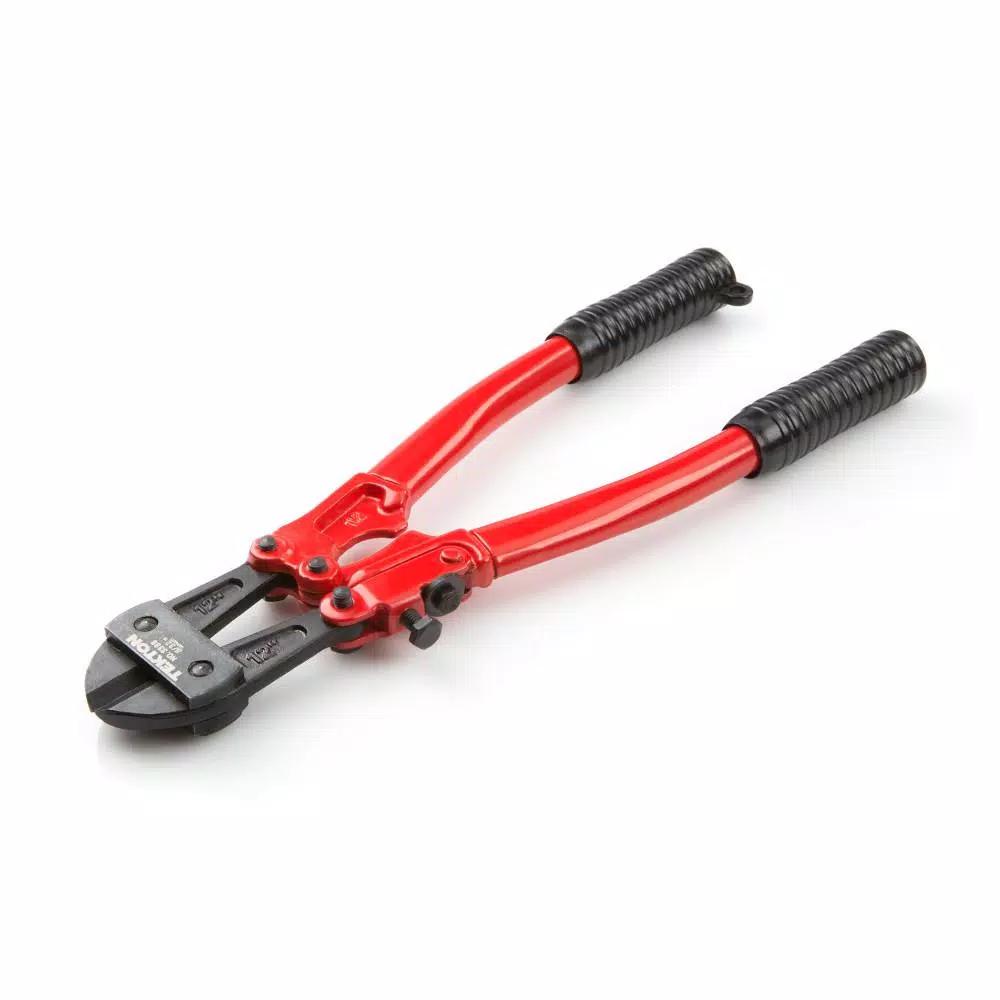 TEKTON 12 in. Bolt Cutter with Compound Action and Hardened Alloy Steel Jaws