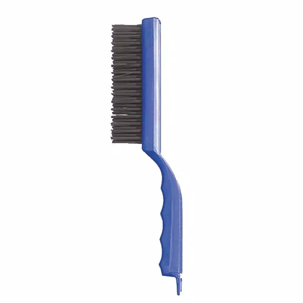 Carlisle 11.5 in. Carbon Steel Wire Scratch Brush with Ergonomic Pistol Grip (Case of 12)