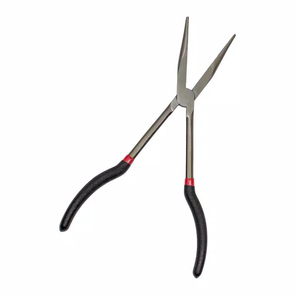 KING 5-Piece Long Nose Pliers Set, 11 in. Straight, 90-Degree, 45-Degree, Hose, Cable, and Flat Nose
