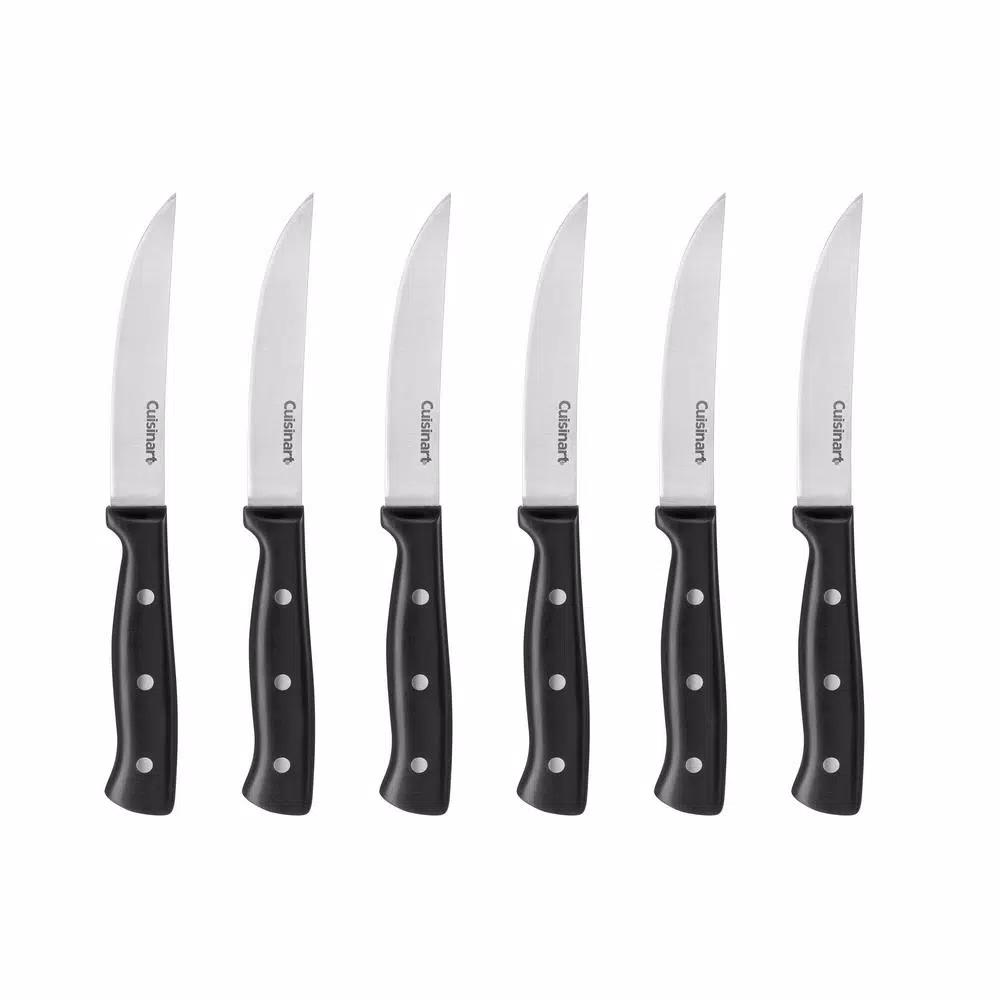 Cuisinart Classic 6-Piece Triple Rivet High-Carbon Stainless Steel Steak Knife Set