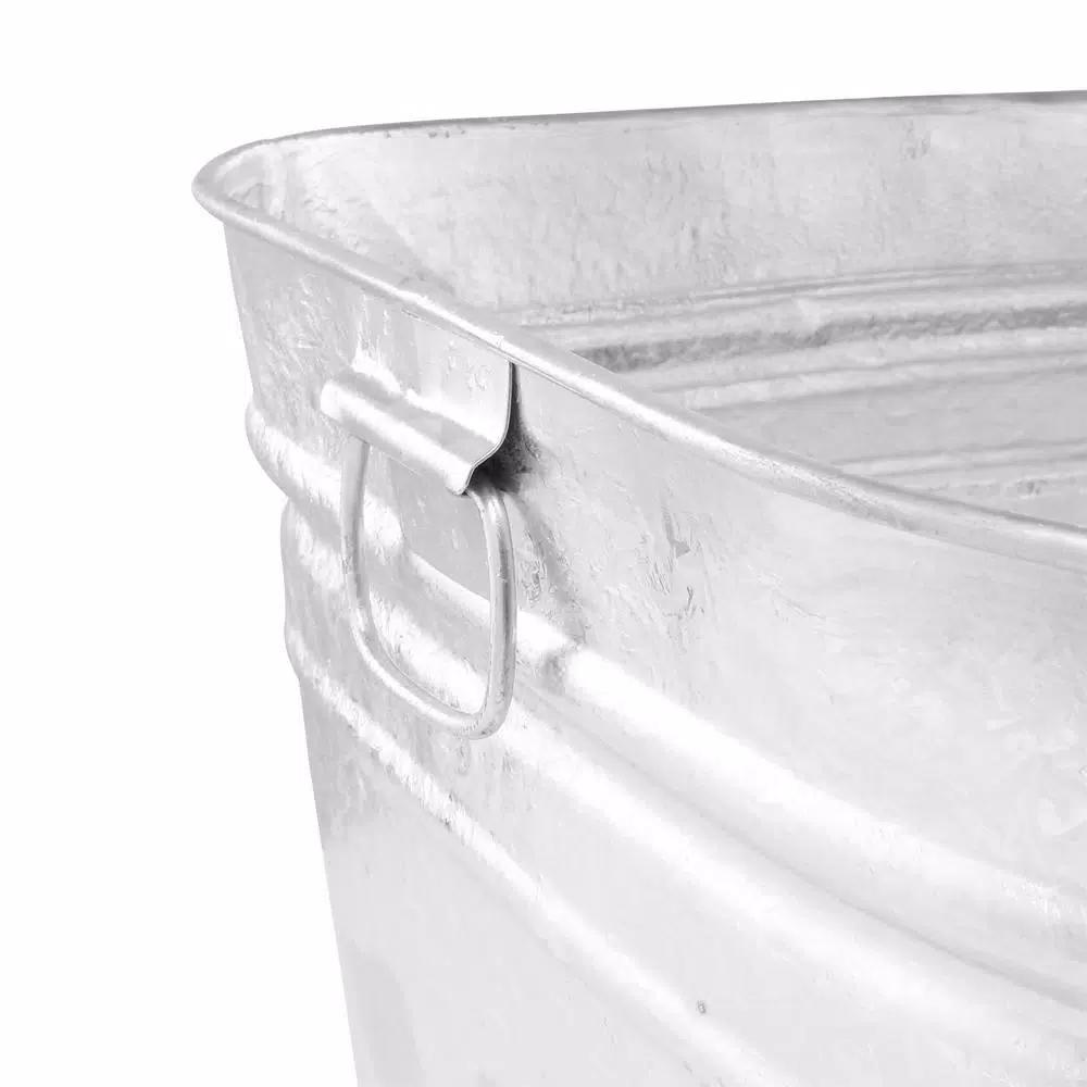 Behrens 15.5 Gallon Hot Dipped Galvanized Steel Square Utility Tub