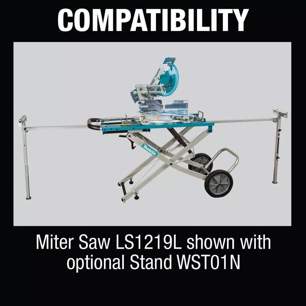 Makita 12 in. 15 Amp Dual-Bevel Sliding Compound Miter Saw with Laser & AF601 16-Gauge Finish Nailer Bundle