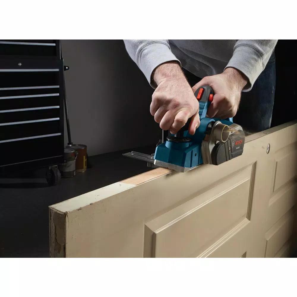 Bosch 3-1/4 in. Corded Planer Kit with Woodrazor Carbide Blades and Carrying Case