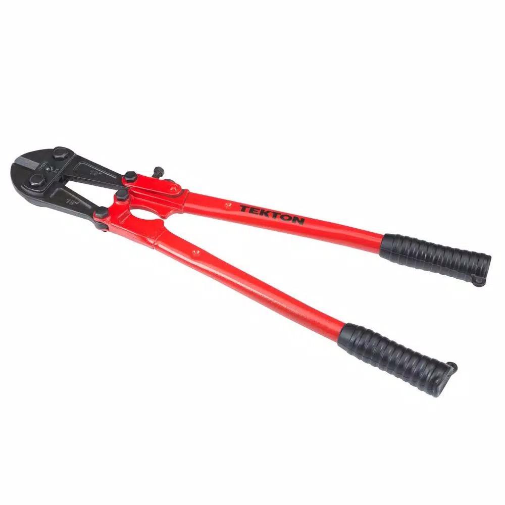 TEKTON 18 in. Bolt Cutter with Compound Action and Hardened Alloy Steel Jaws