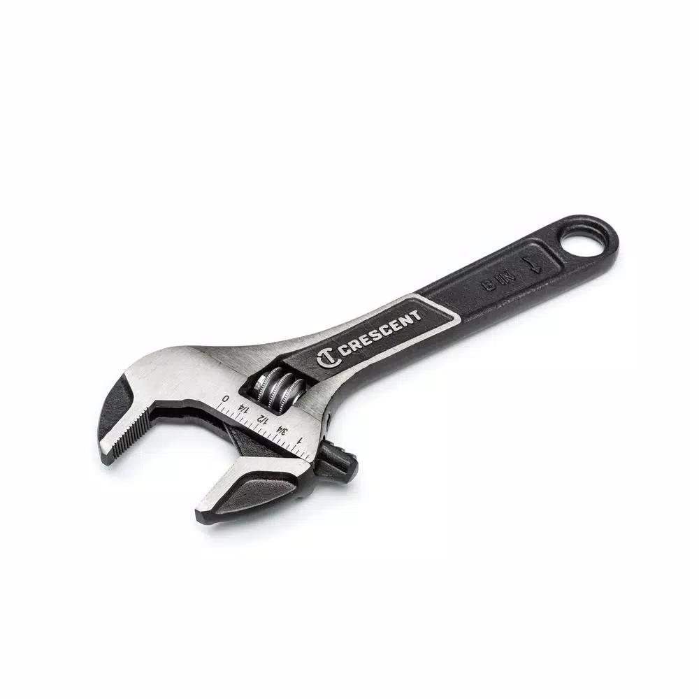 Crescent 4-Piece Adjustable Wrench Set, 6 in. and 10 in. Wide Jaw and Normal Jaw
