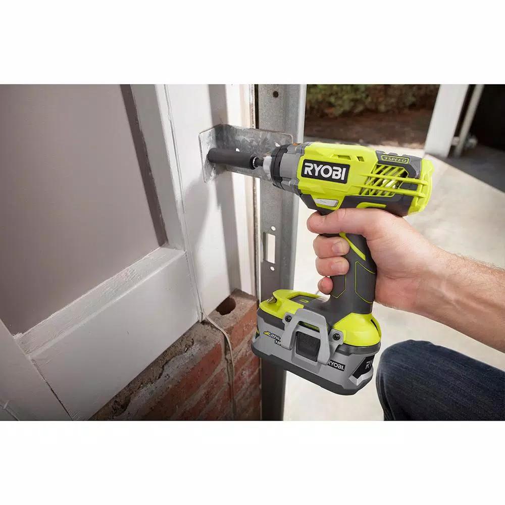 RYOBI 18V ONE+ Cordless 3-Speed 1/4 in. Hex Impact Driver with 1.5 Ah Battery