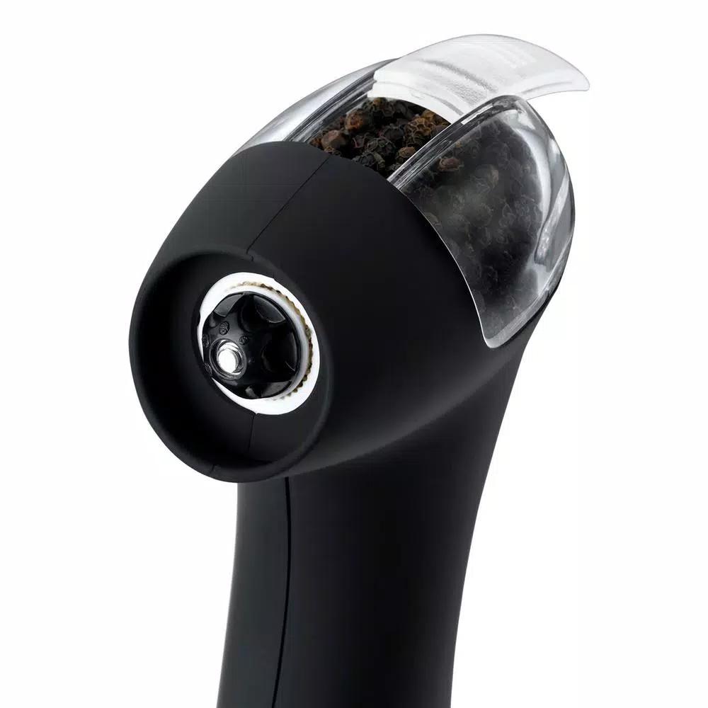 Ozeri Graviti Pro II Electric Salt and Pepper Grinder Set, BPA-Free Ceramic Mills