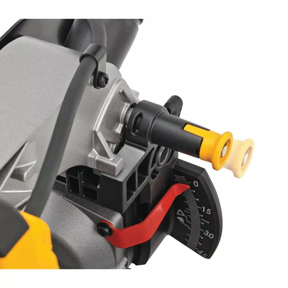 DEWALT 12 in. 15 Amp Corded Single Bevel Compound Miter Saw with Heavy-Duty Work Stand