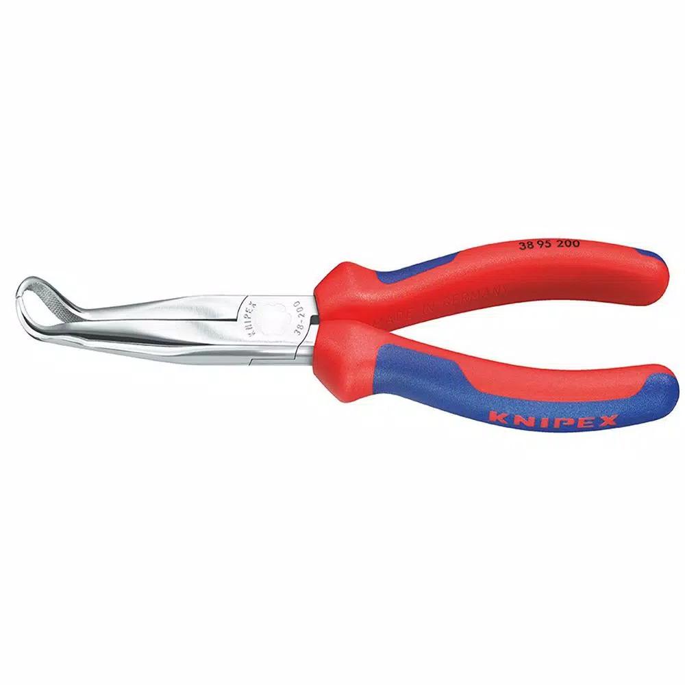 KNIPEX 8 in. Comfort Grip Long Nose Pliers, No Cutter