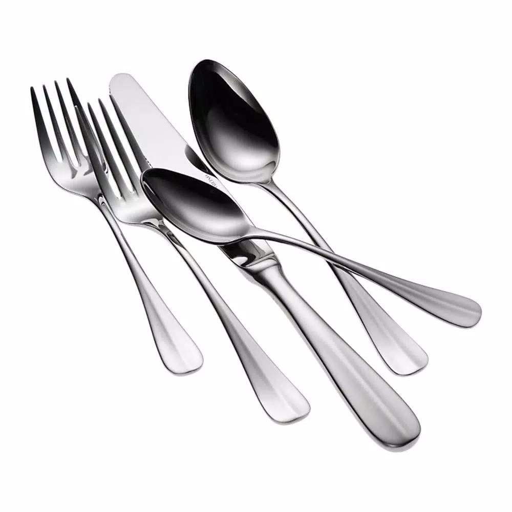Oneida Baguette 18/10 Stainless Steel Serving Spoons, Silver (Set of 12)