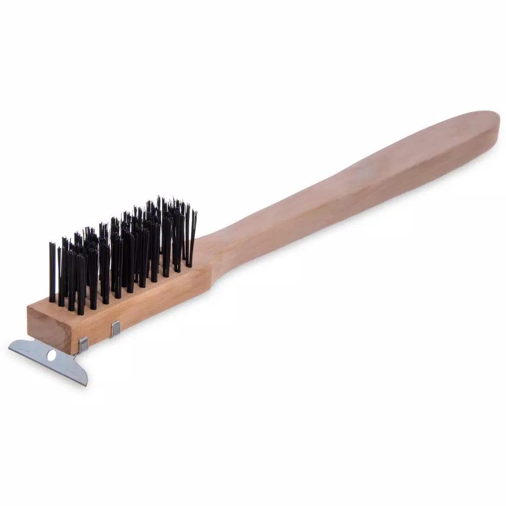 Carlisle Sparta 20 in. Carbon Steel Wire Brush and Stainless Steel Scraper Set, 12-Pack