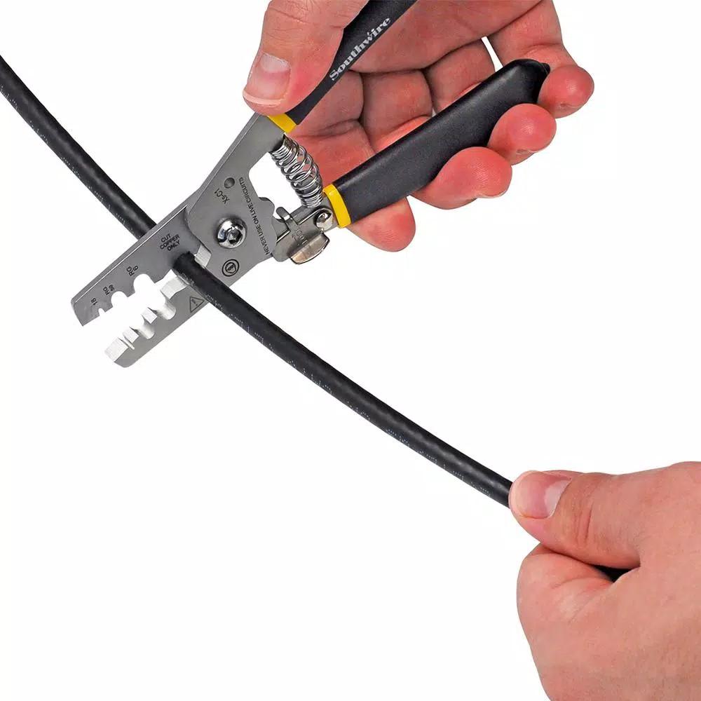 Southwire XS-C1 Stainless Steel Coax Cable Cutter and Stripper for RG59, RG6, and RG6Q