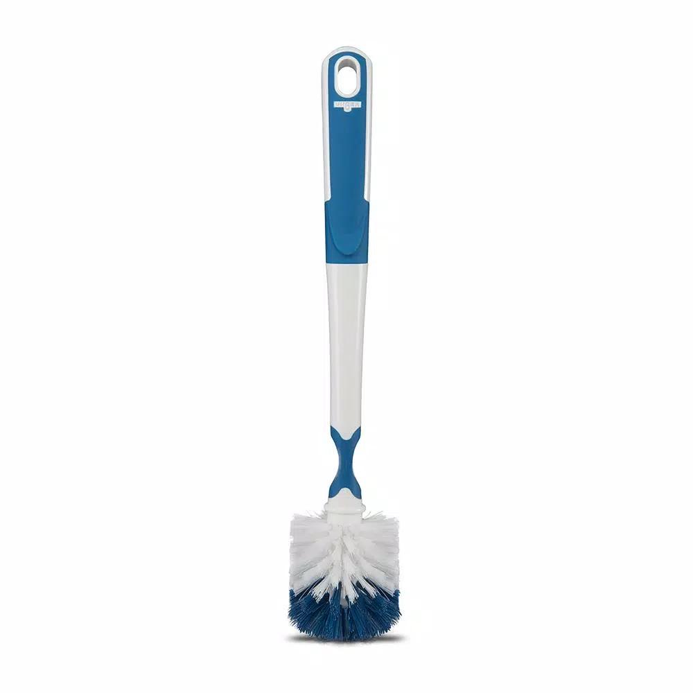 Unger 12 in. Flexible Bottle Brush with Flat Head for Glassware, Carafes, and Pitchers
