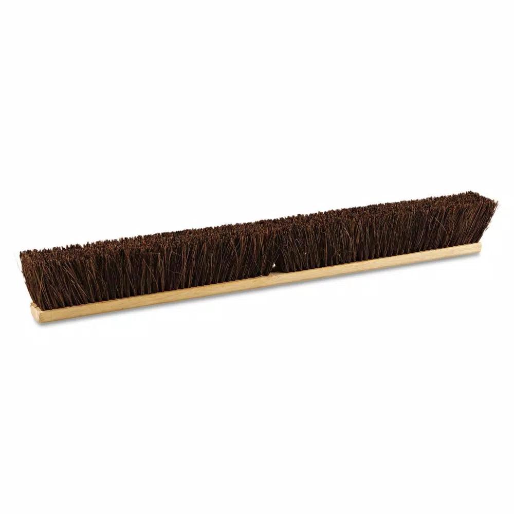 Boardwalk 36 in. Palmyra Bristle Floor Brush Head with Hardwood Block