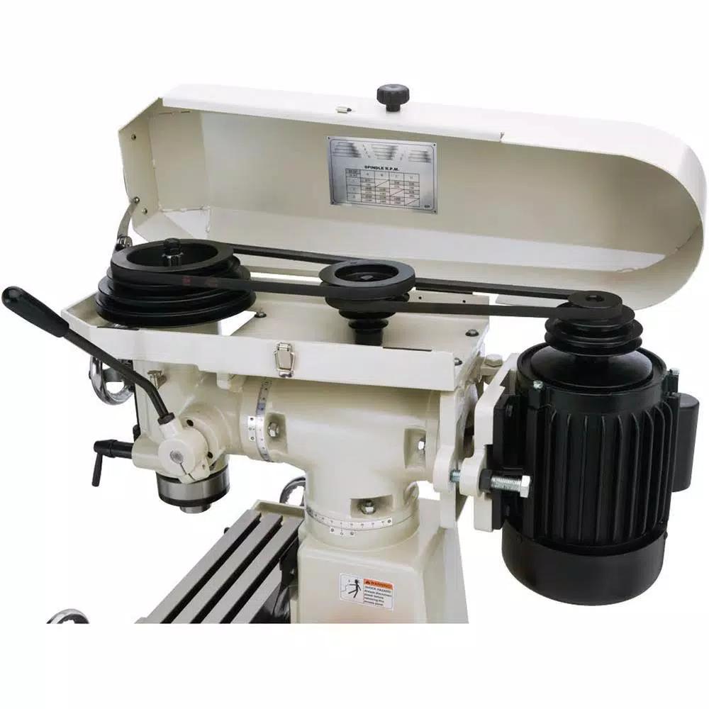 Grizzly Industrial 6 in. x 26 in. Vertical Milling Machine with Power Feed