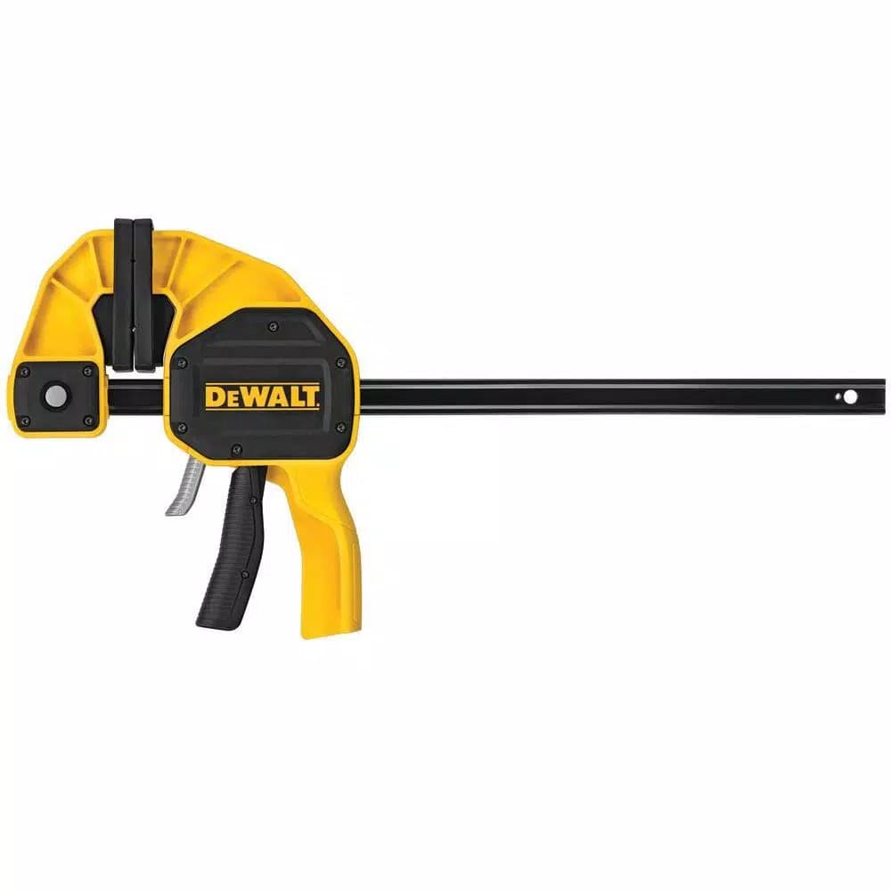 DEWALT 12 in. 600 lb. Trigger Clamp with 3.25 in. Throat Depth