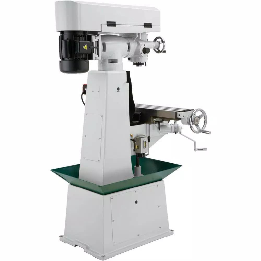 Grizzly Industrial 8 in. x 30 in. Vertical Milling Machine with Power Feed