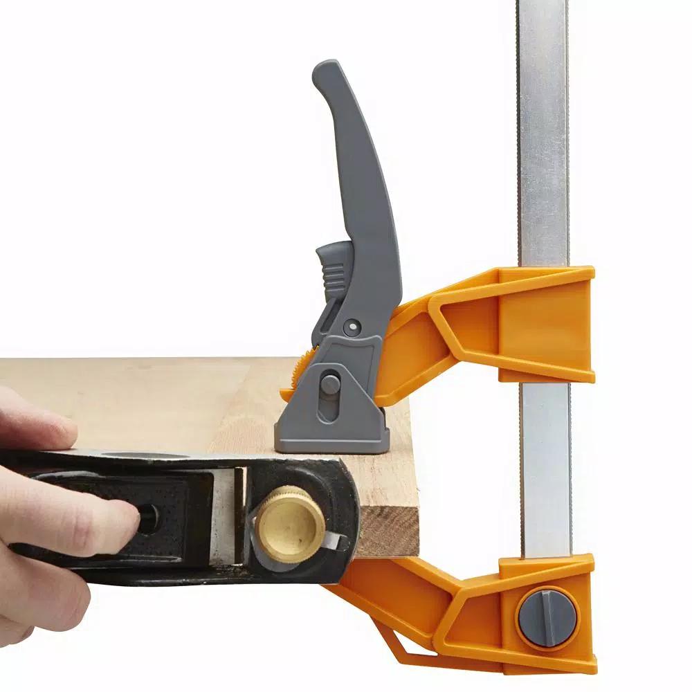 BORA Steel Lever Clamp Set, 6-Piece (6 in., 12 in., 24 in.)