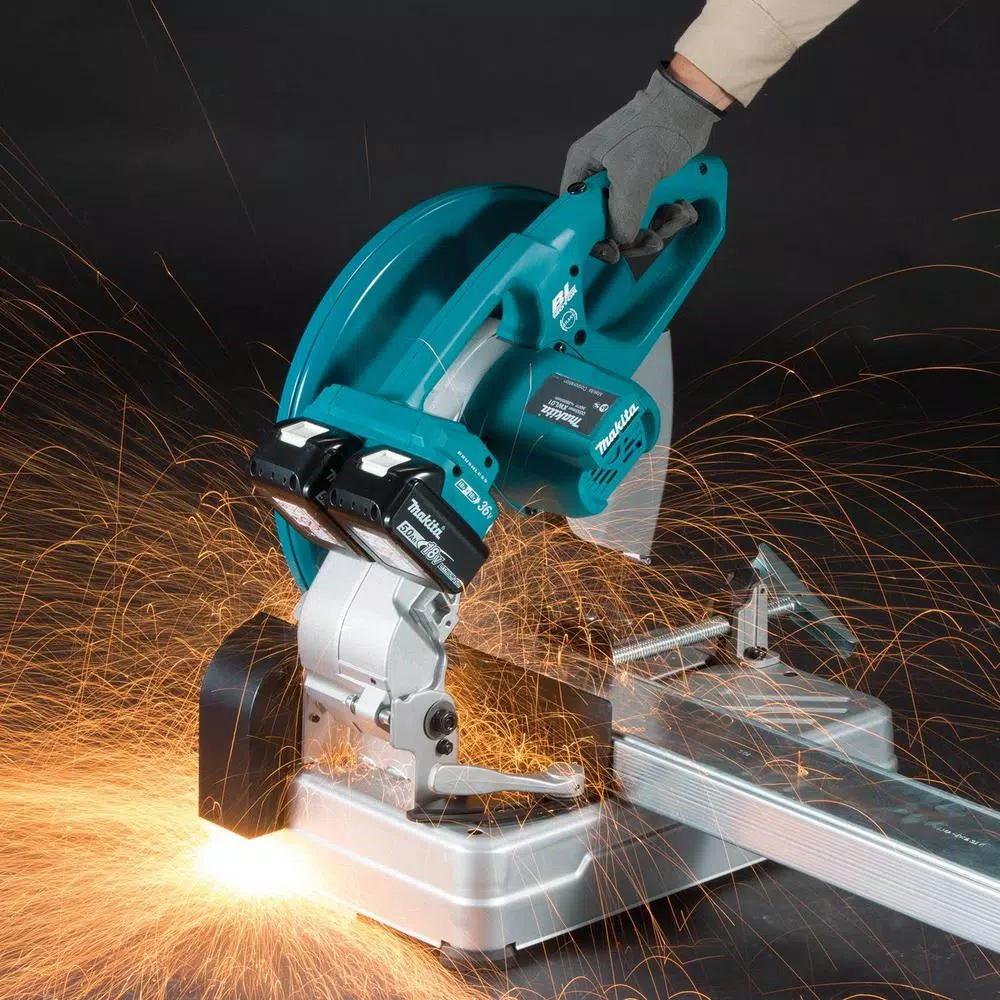 Makita 18V X2 LXT Brushless 14 in. Cordless Cut-Off Saw Kit with 5.0 Ah Batteries and Charger