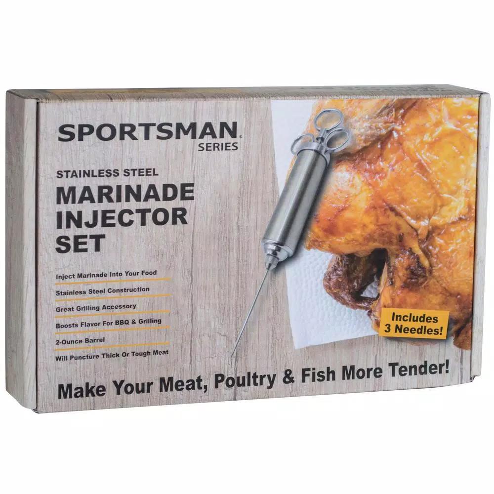 Sportsman Series 11-Piece Stainless Steel Marinade Injector Set