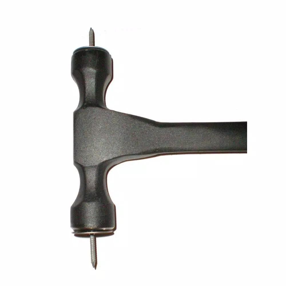 JC Hammer Magnetic Double Head Hammer for Roofing Dry-In, All Steel Construction with Slip Resistant Handle