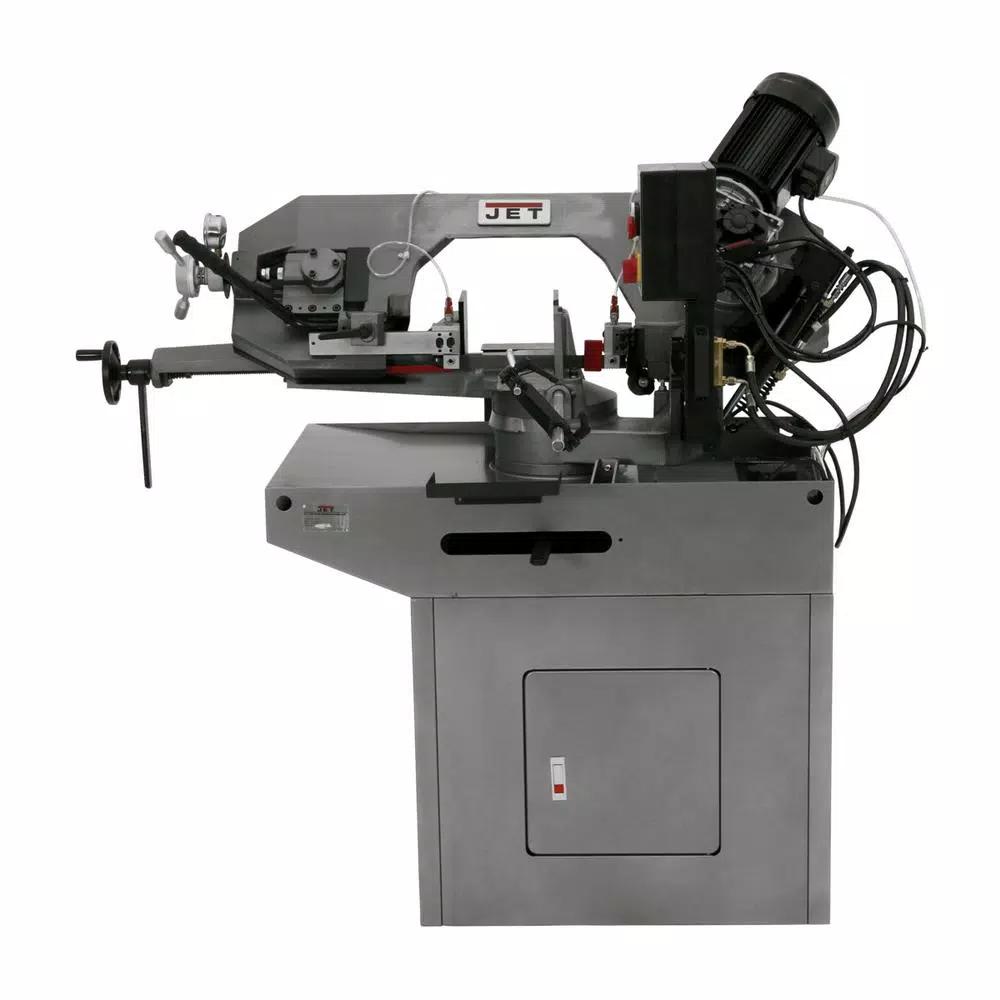 Jet 10 in. x 16 in. Horizontal Mitering Bandsaw, 2 HP, 230V/460V 3-Phase Metalworking Saw