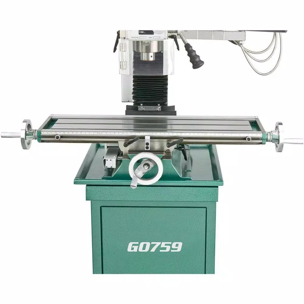Grizzly Industrial 1 HP Mill/Drill with Stand, R-8 Spindle, and Digital Read Out (DRO)