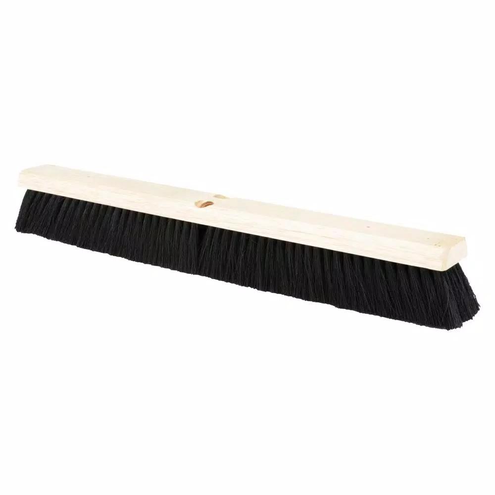 Boardwalk 24 in. Floor Brush Head with 2.5 in. Black Tampico Fiber Bristles