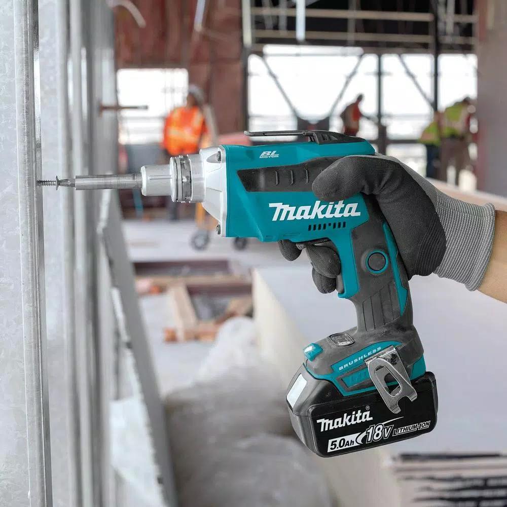 Makita 18V LXT Brushless Drywall Screwdriver & Cut-Out Tool 2-Piece Combo Kit with 5.0Ah Batteries