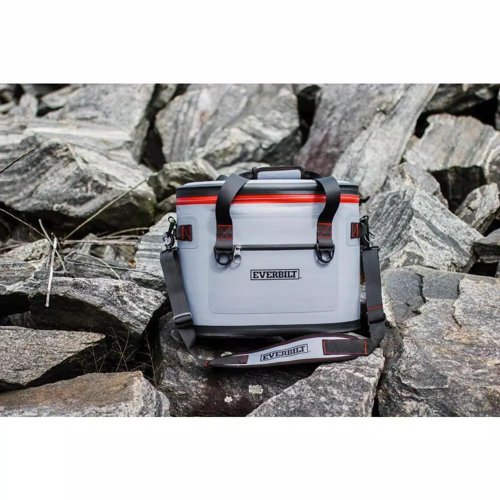 Everbilt 30-Can Soft-Sided Cooler Bag with Waterproof Zipper - 10.46 Qt.