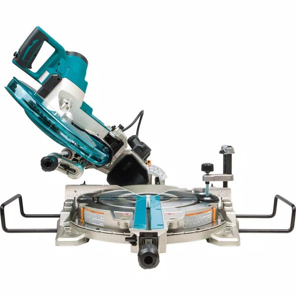 Makita 12 in. 15 Amp Dual-Bevel Sliding Compound Miter Saw with Laser & AF601 16-Gauge Finish Nailer Bundle