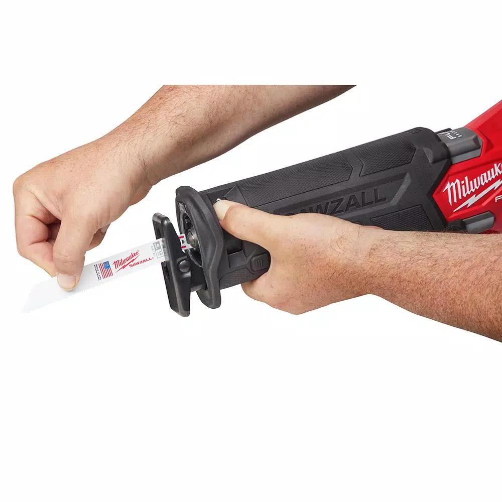 Milwaukee M18 FUEL 18V Brushless Reciprocating Saw Kit w/ Two 5.0 Ah Batteries, Charger & Hard Case