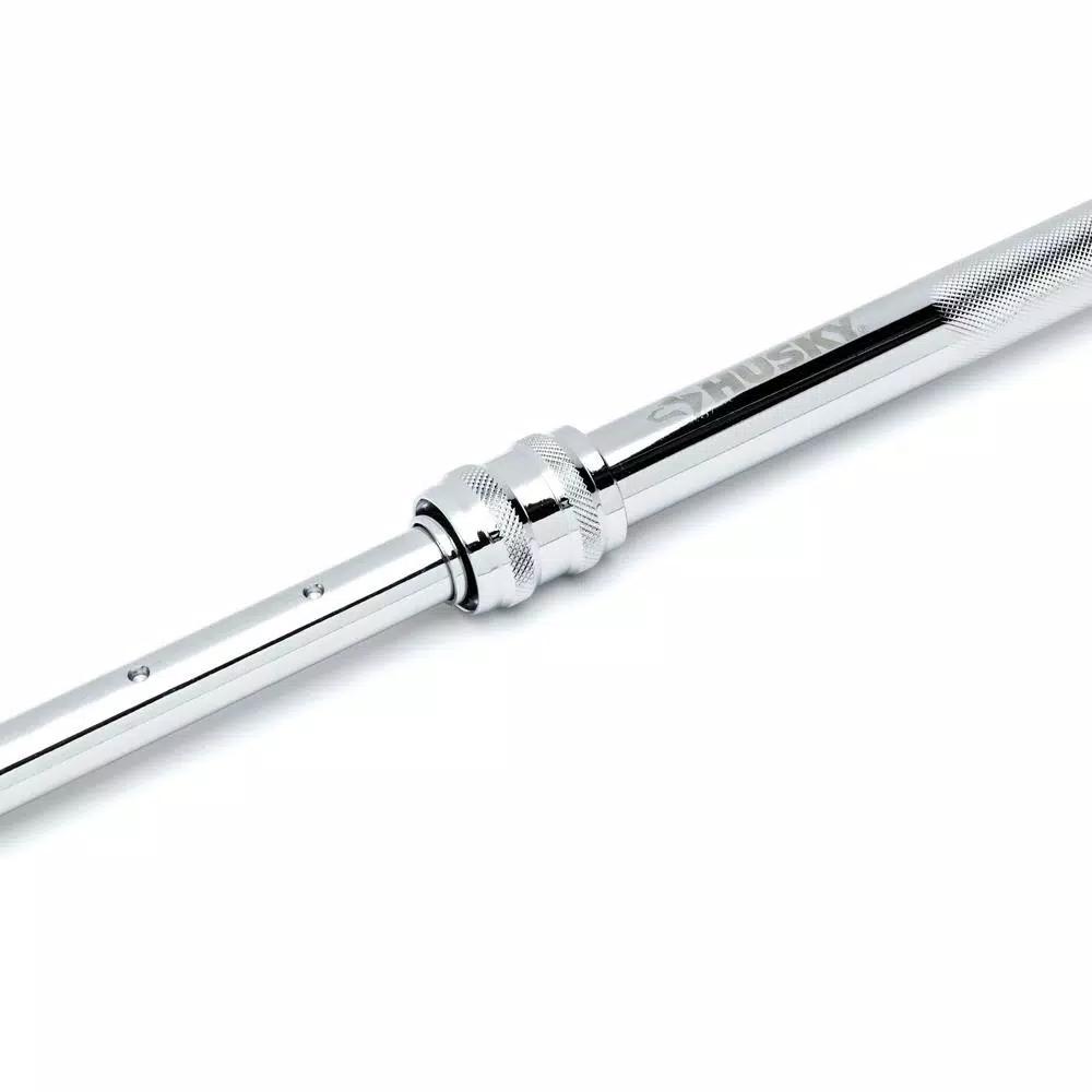 Husky 1/2 in. Drive Extendable Breaker Bar, 18 in. to 24 in.