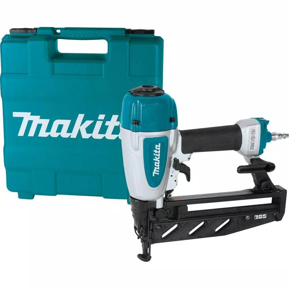 Makita 10 in. Dual Bevel Sliding Compound Miter Saw with Laser & Bonus 16-Gauge Finish Nailer