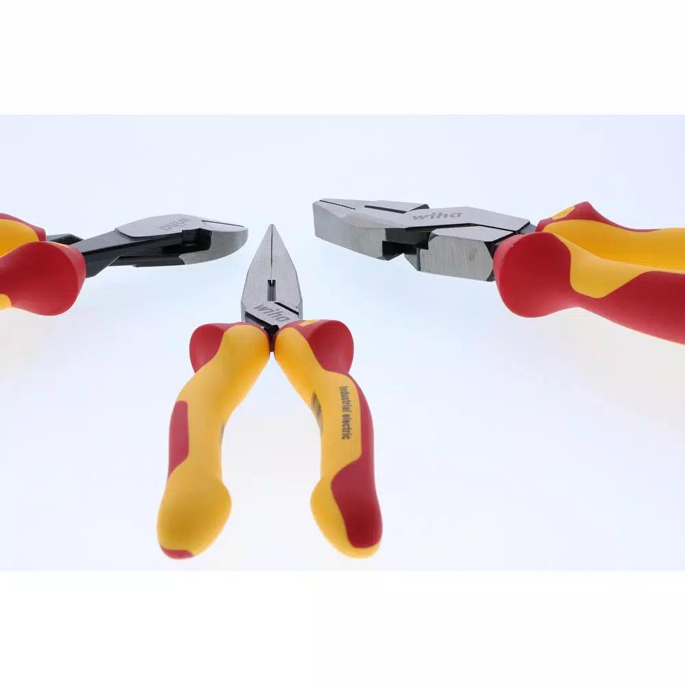 Wiha 3-Piece Insulated Pliers and Cutters Set, 1000V VDE Certified