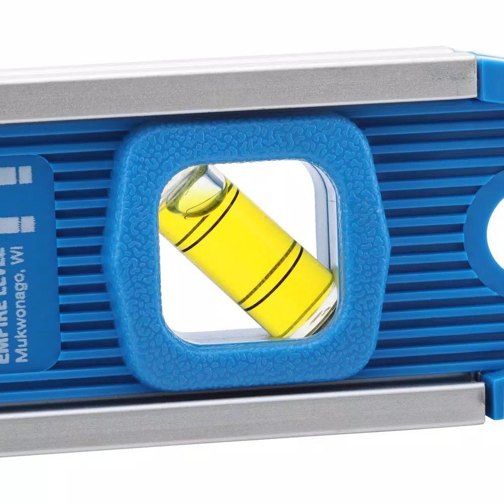 Empire 48 in. Magnetic Aluminum I-Beam Level, 7 in. Rafter Square, and 9 in. Torpedo Level Set