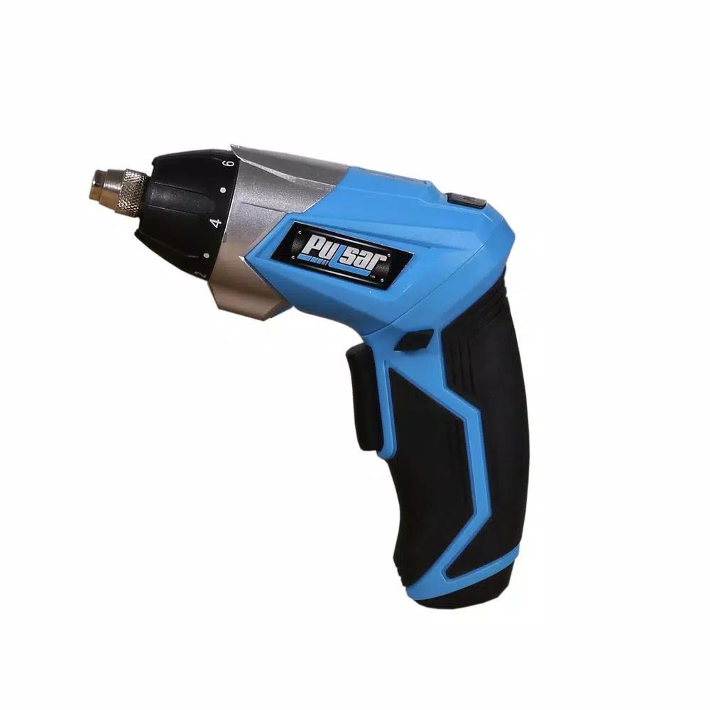 Pulsar PT28136 3.6V Cordless Electric Screwdriver with 1/4 in. Hex Chuck and LED Spotlight