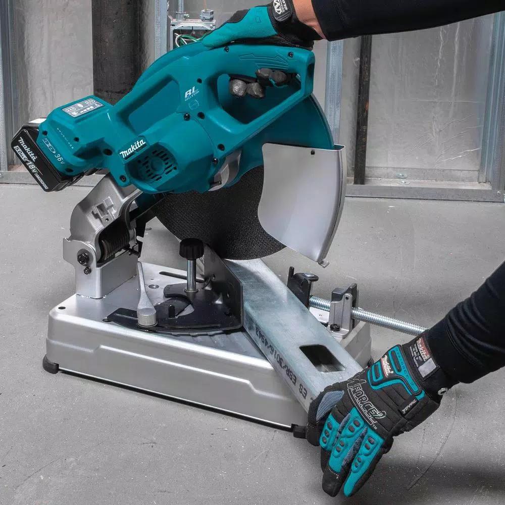 Makita 18V X2 LXT Brushless 14 in. Cordless Cut-Off Saw Kit with 5.0 Ah Batteries and Charger