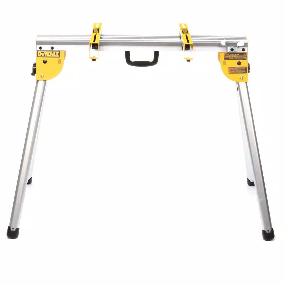 DEWALT 12 in. 15 Amp Corded Single Bevel Compound Miter Saw with Heavy-Duty Work Stand