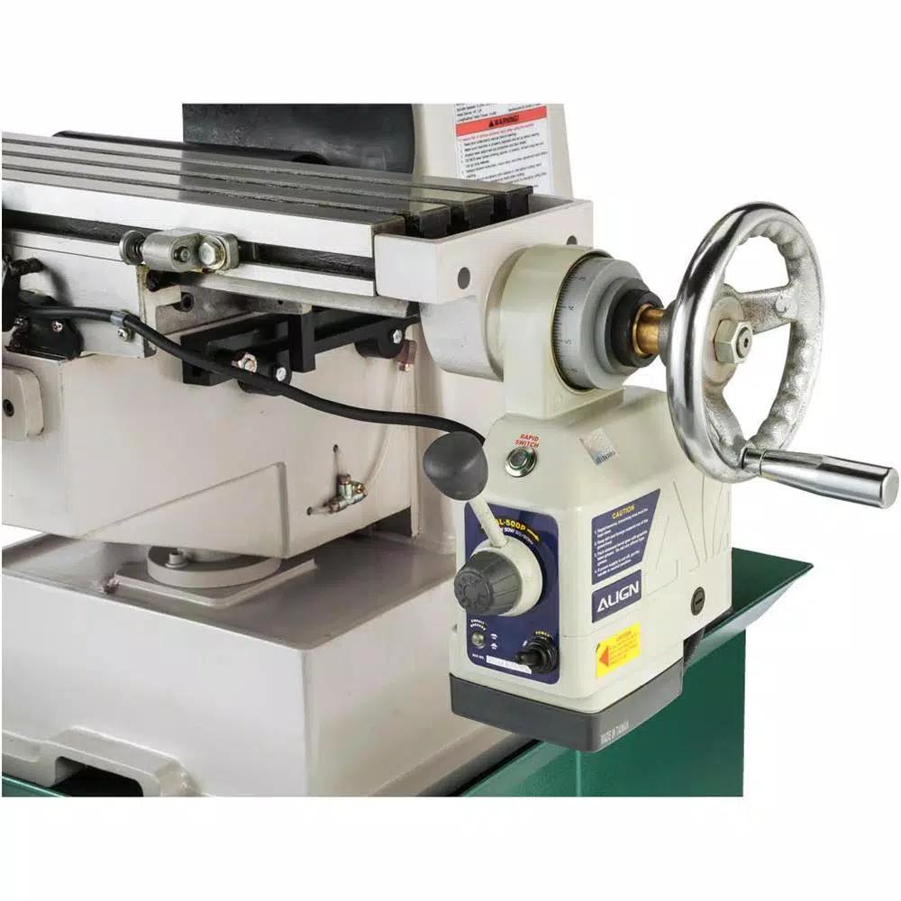 Grizzly Industrial 6 in. x 26 in. Vertical Milling Machine with Power Feed