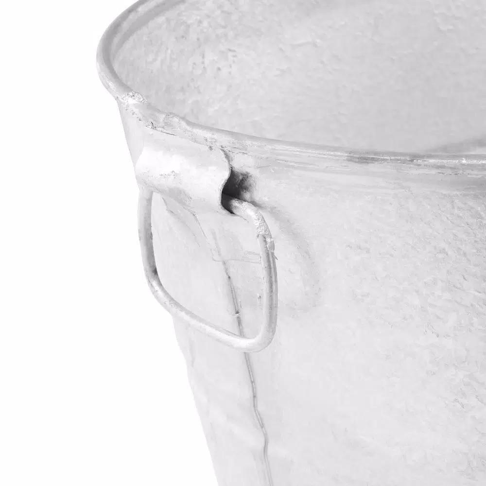 Behrens 10.5 Gallon Hot Dipped Steel Oval Tub - Galvanized Metal Trough & Planter