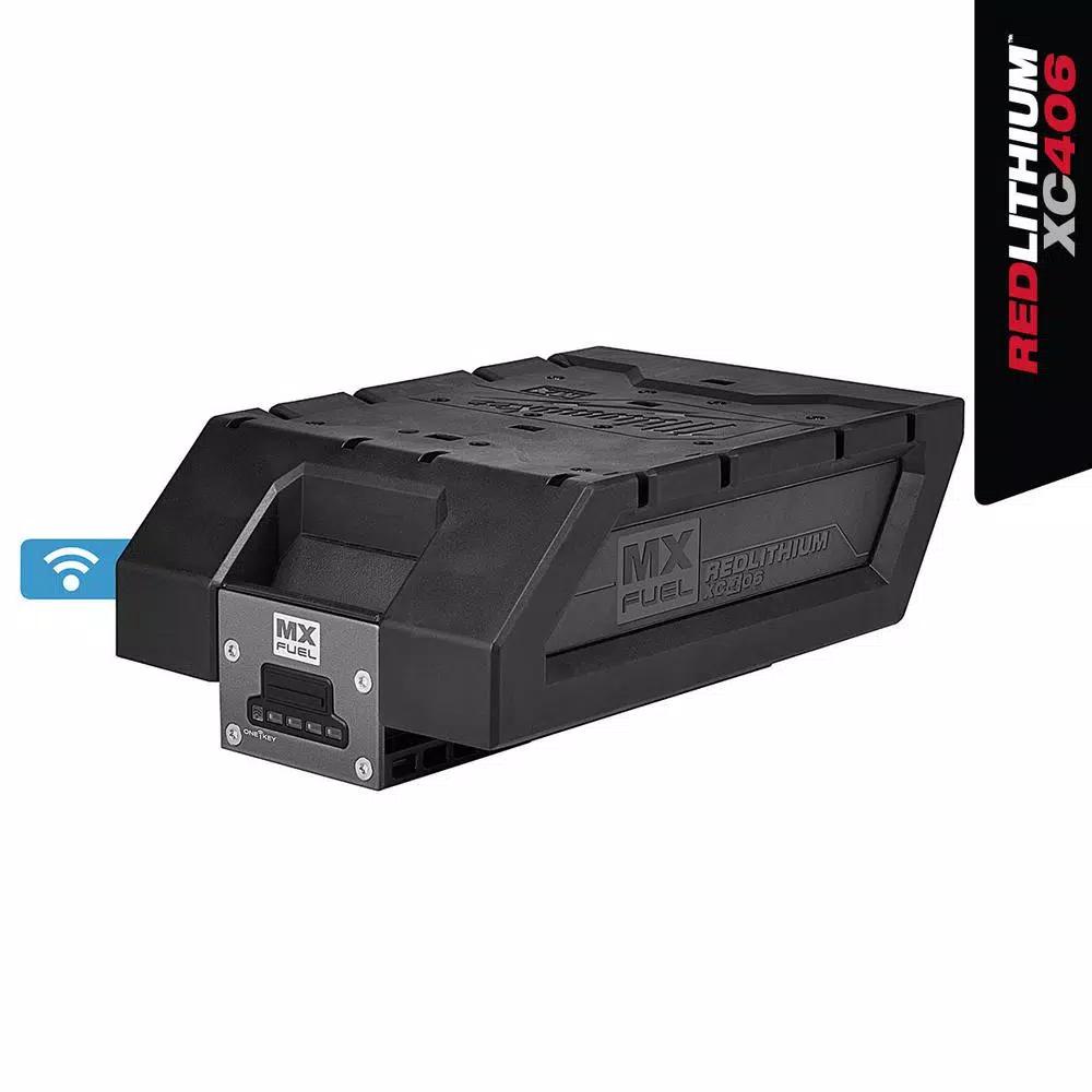 Milwaukee MX FUEL 14 in. Cordless Cut-Off Saw Kit with 2 Batteries and M18 SWITCH TANK Backpack Water Supply Kit