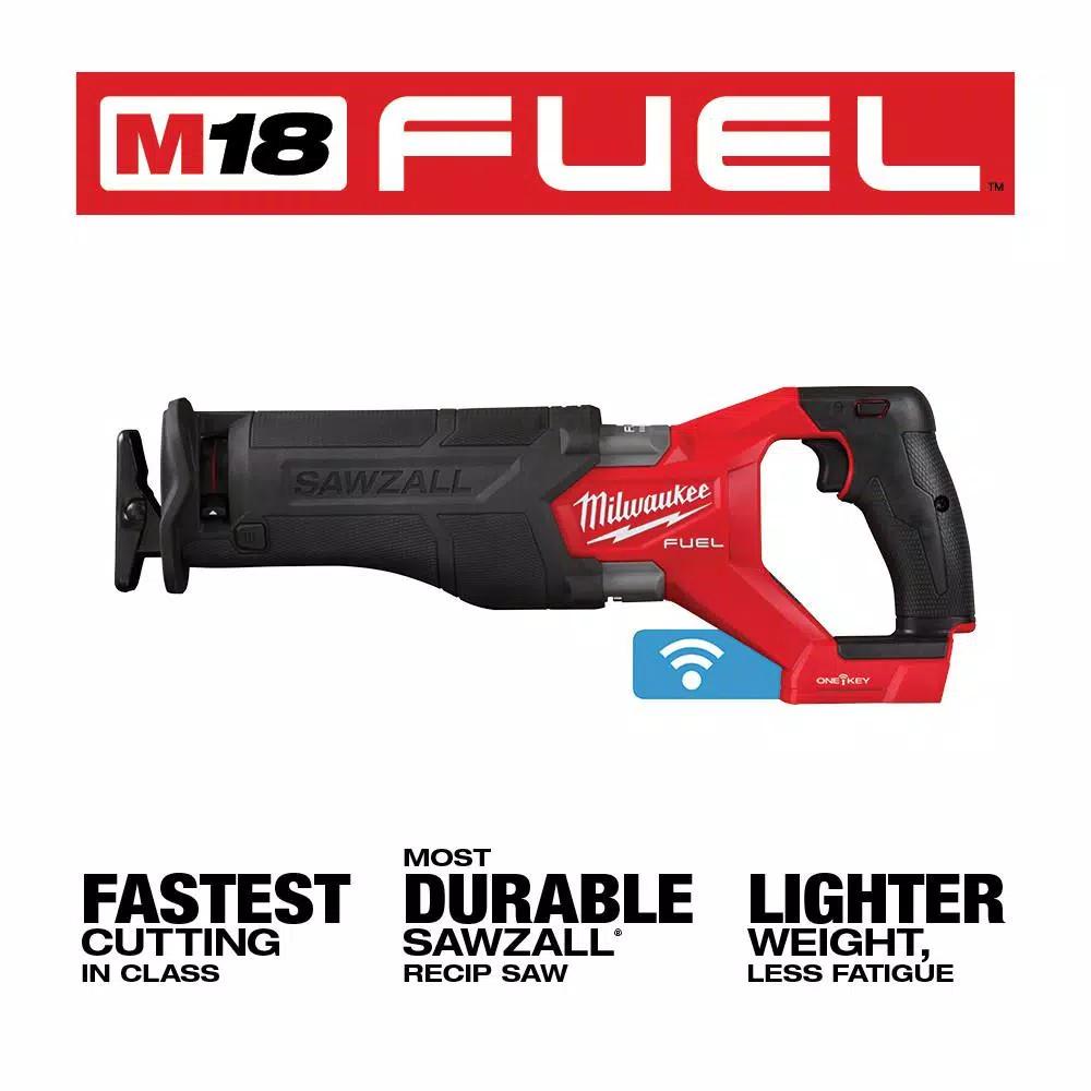 Milwaukee M18 FUEL ONE-KEY 18V Brushless Cordless Reciprocating Saw (Tool-Only)