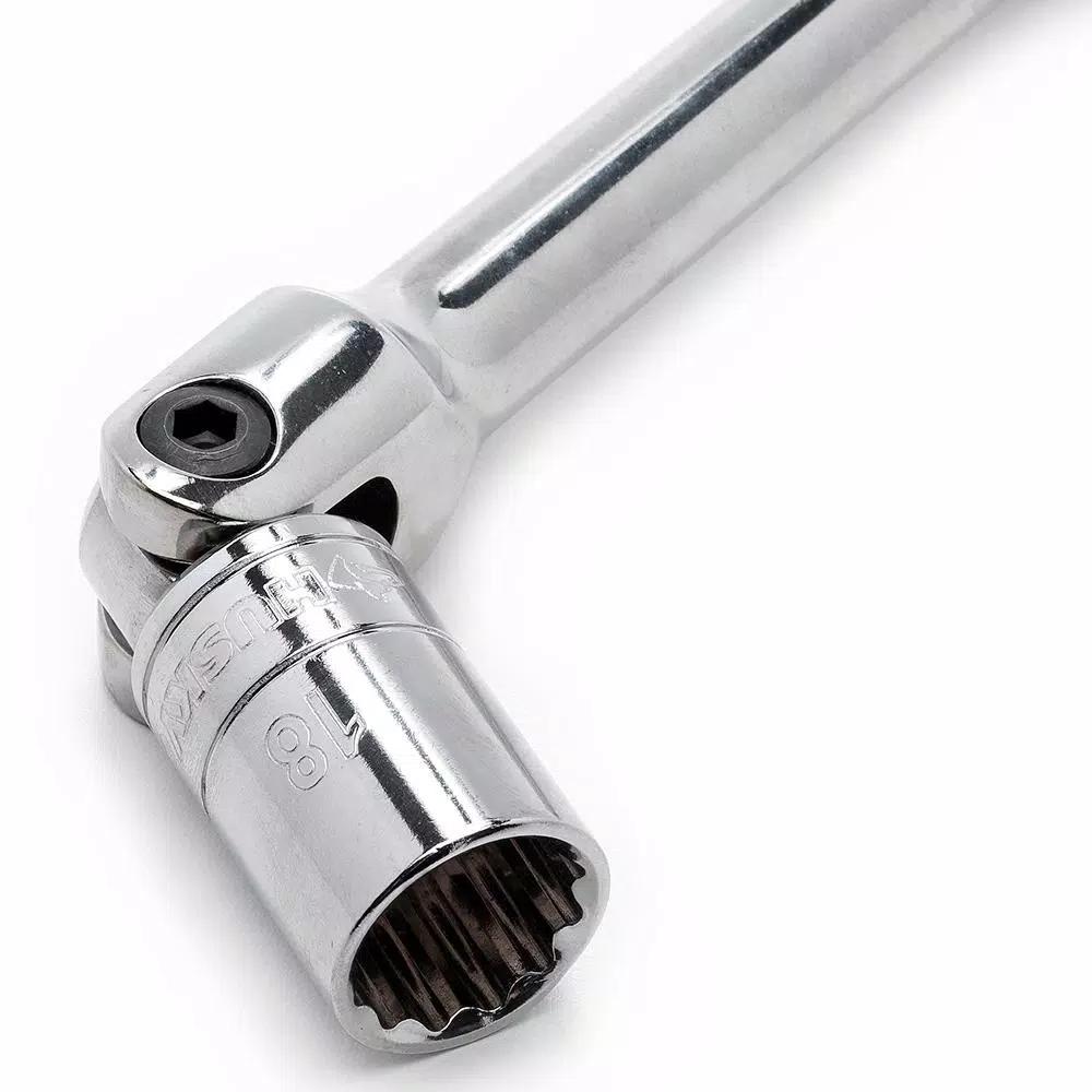 Husky 2-Piece Breaker Bar Set, 3/8 in. and 1/2 in. Drive, Alloy Steel