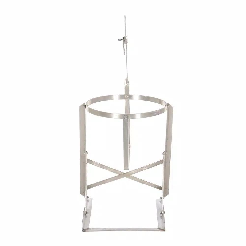 Vestil Stainless Steel Manual Pail Tipper for 5 Gallon Plastic or Steel Pails, 70 lb Capacity